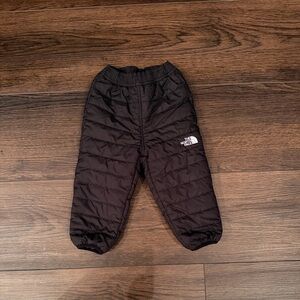 The North Face Black Quilted Kids' Snow Pants